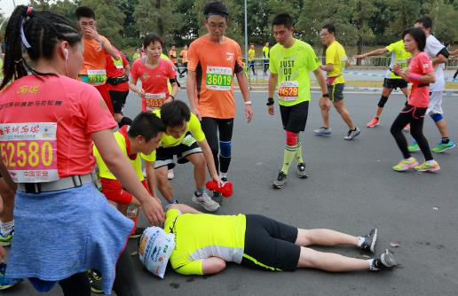 长跑引发猝死